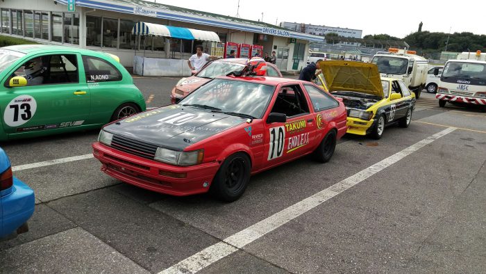 AE86 N1車両　筑波