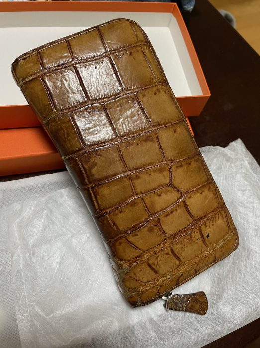 クロコダイル　財布　マット　アセスジャパン